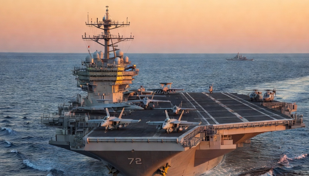 الحرس الثوري الإيراني يعلن استهداف حاملة الطائرات الأمريكية "لينكولن" بالمسيرات