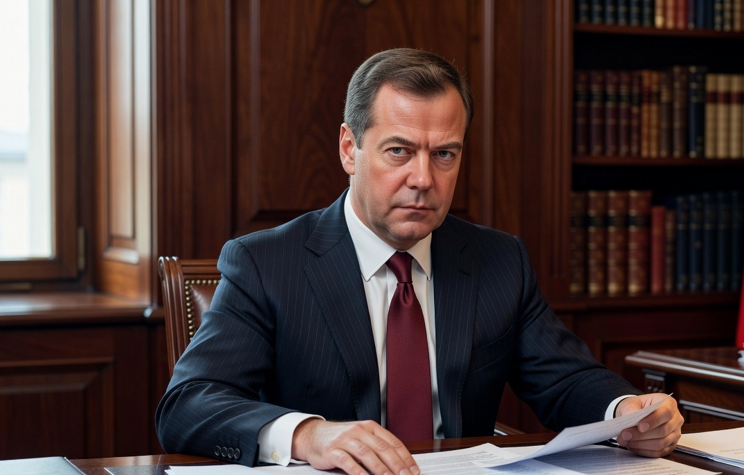 دميتري مدفيديف يعلق على حصار مضيق هرمز باقتباس من رواية "1984" للكاتب البريطاني أورويل 