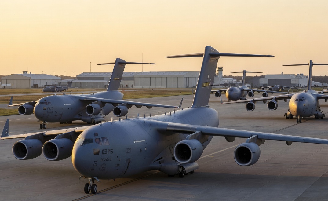 طائرات أمريكية عملاقة تغادر كوريا الجنوبية متجهة إلى الشرق الأوسط  
