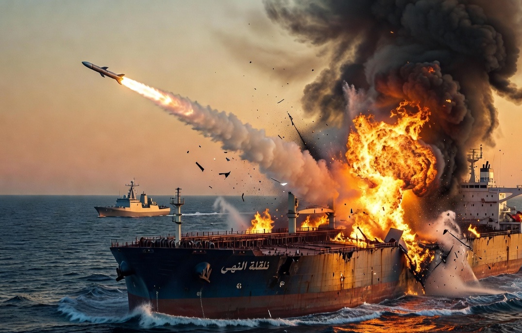 هجمات بحرية تستهدف ناقلتي نفط قبالة السواحل العراقية