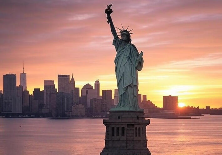 انتهاء رحلة "تمثال الحرية" البرازيلي بسقوط مأساوي تحت العاصفة