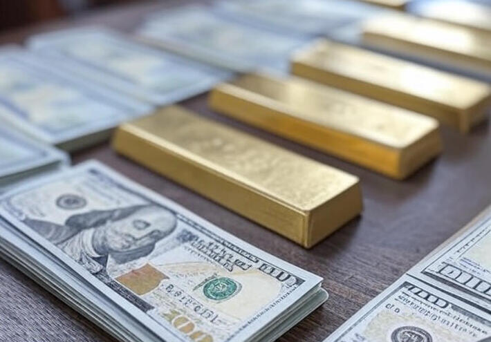  تراجع مفاجئ للذهب مع صعود الدولار لأعلى مستوى في ربع عام