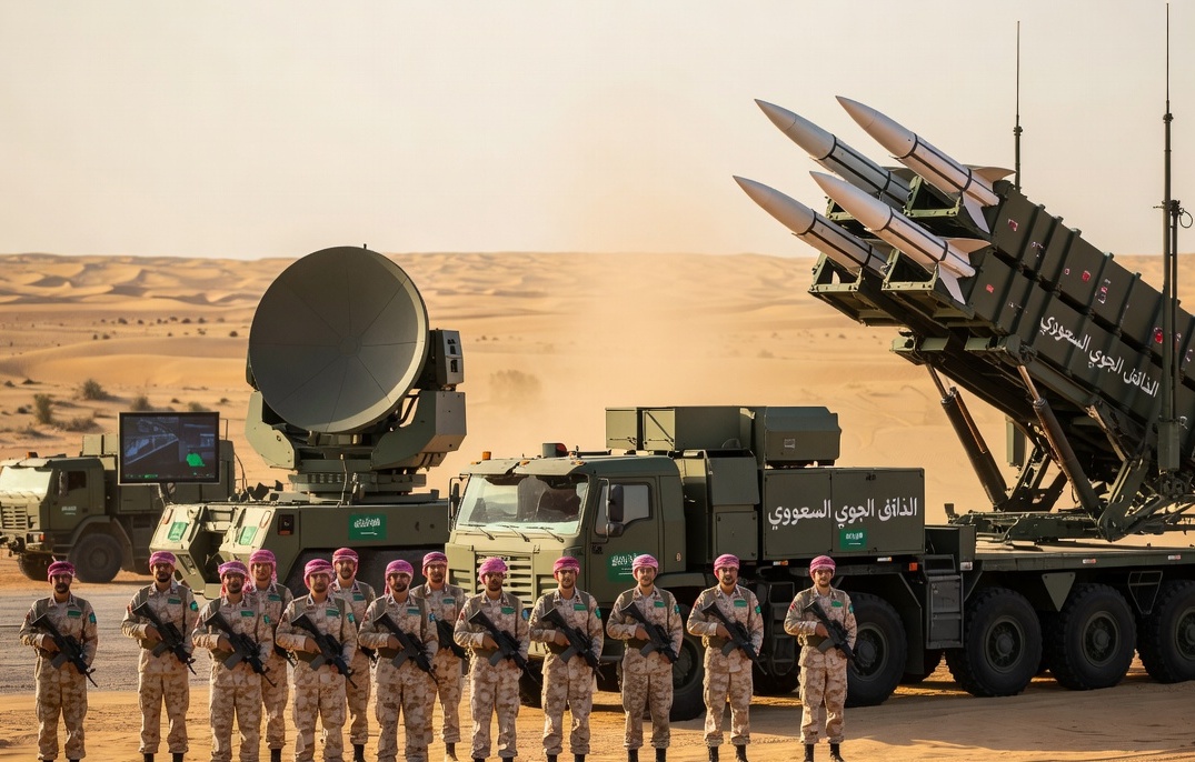  الدفاع السعودي يعترض خمسة صواريخ باليستية استهدفت المنطقة الشرقية