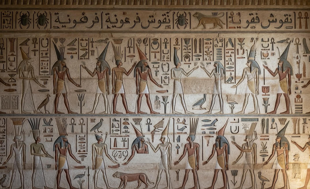 فك شيفرة النقوش الهندية في مقابر ملوك مصر القديمة  
