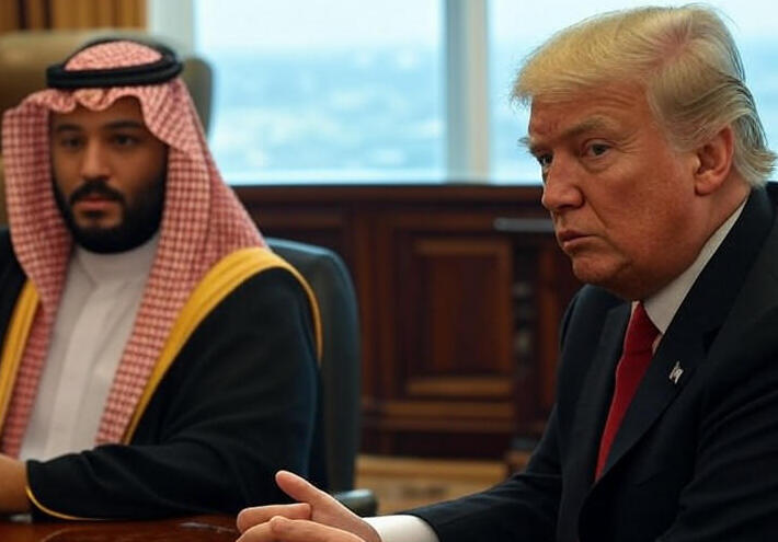  "أكسيوس": لقاء ترامب مع بن سلمان شهد توترا بسبب موضوع التطبيع مع إسرائيل 