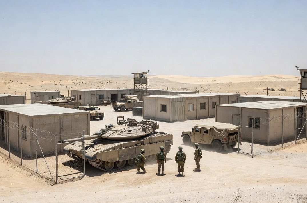 حزب الله يشن هجمات صاروخية على قاعدة ميرون شمال إسرائيل وقاعدة نفح في الجولان