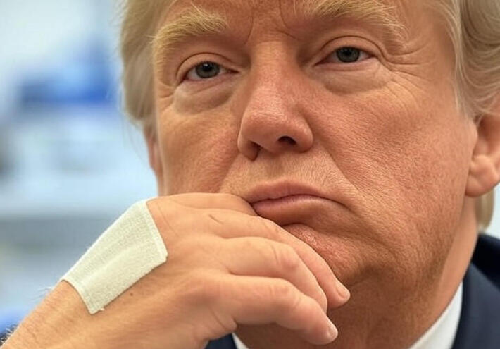 البيت الأبيض يكشف السر وراء ضمادة يد ترامب الدائمة  