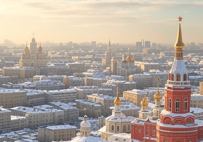 موسكو تقترب من رقم قياسي تاريخي لتراكم الثلوج منذ أربعينيات القرن الماضي