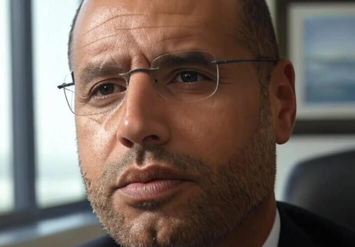  سيف الإسلام القذافي: كنت مطاردا وساركوزي في قصره واليوم أنام في غرفتي وهو في زنزانته 