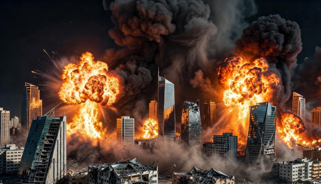 صفارات الإنذار تدوي في تل أبيب تزامنا مع انفجارات ضخمة 