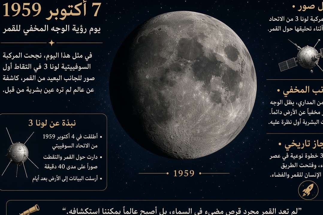 يوم الكشف عن وجه القمر المخفي!