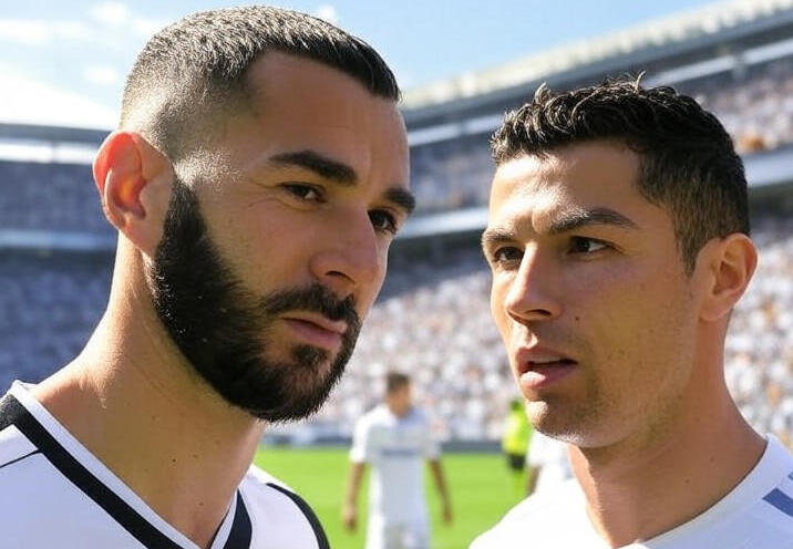 فيديو المشادة الحارة بين رونالدو وبنزيما يسيطر على السوشيال ميديا