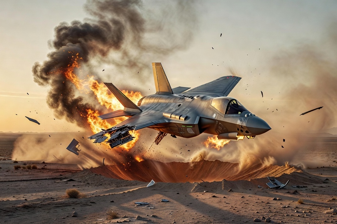 فيديوهات متداولة تثير الجدل حول "سقوط طائرة حربية أمريكية" في الكويت