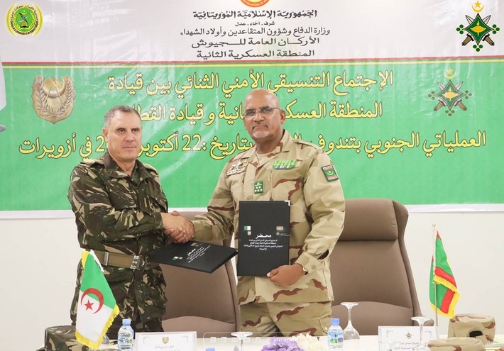 الجزائر وموريتانيا تبحثان الوضع الأمني على الحدود بين البلدين
