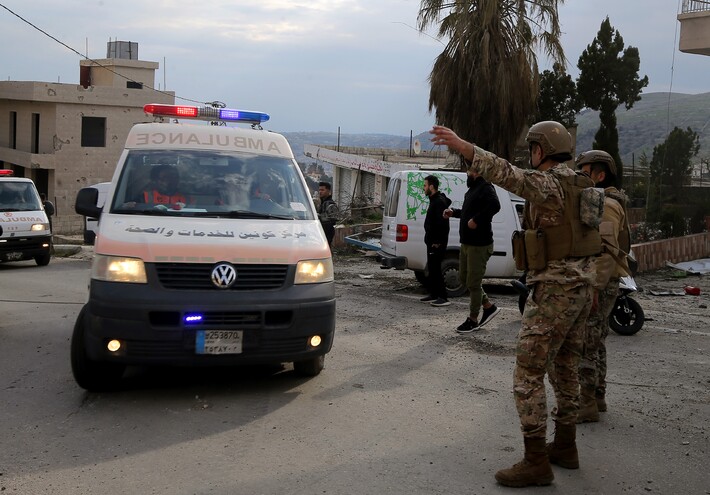 سقوط جريحين بينهم طفل من جراء الغارة الإسرائيلية على حداثا جنوب لبنان